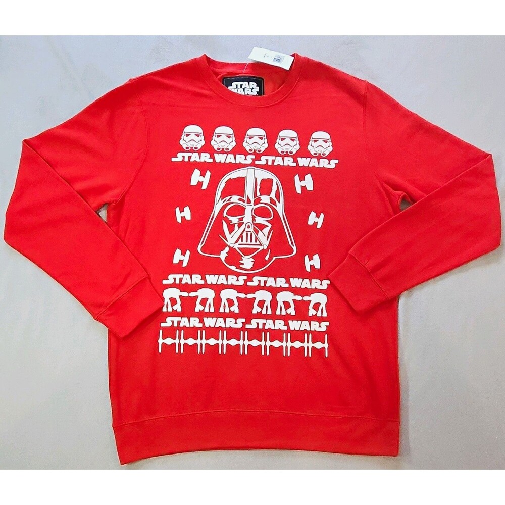 Star Wars Darth Vader Star Wars Franchise Red Crewneck Sweatshirt Clothing L